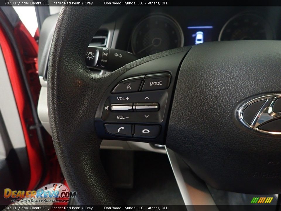 2020 Hyundai Elantra SEL Scarlet Red Pearl / Gray Photo #27