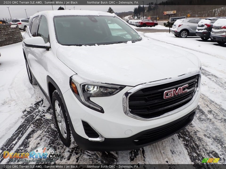 2020 GMC Terrain SLE AWD Summit White / Jet Black Photo #10