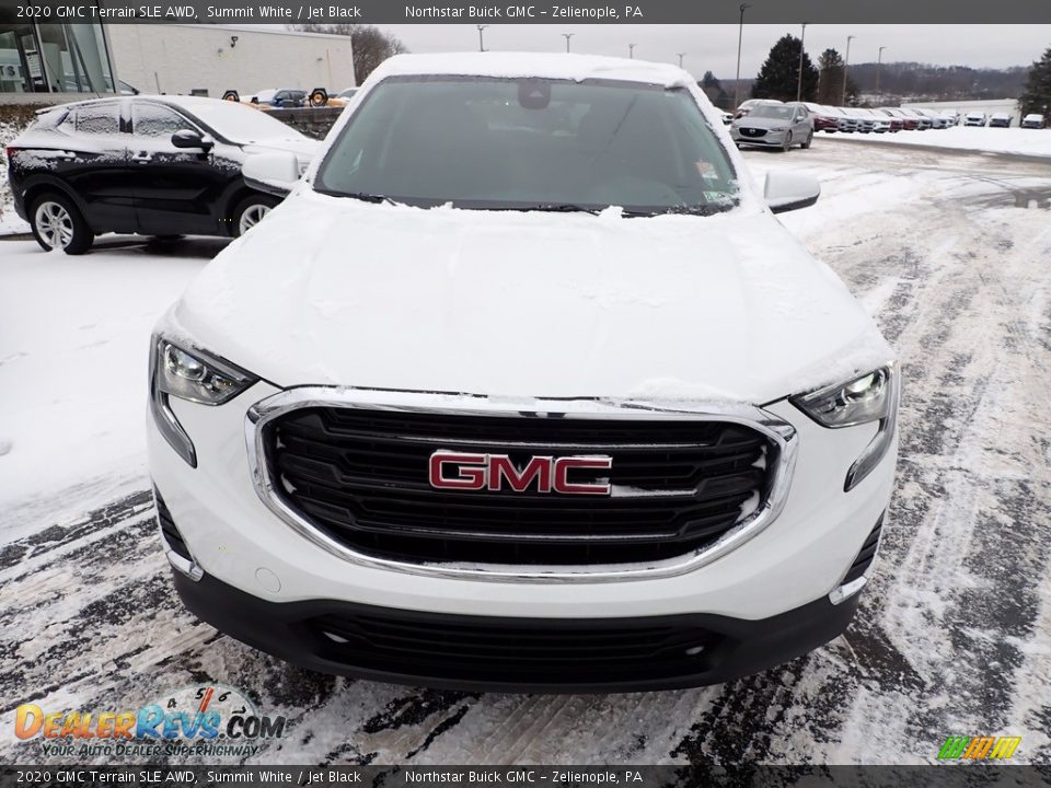 2020 GMC Terrain SLE AWD Summit White / Jet Black Photo #11