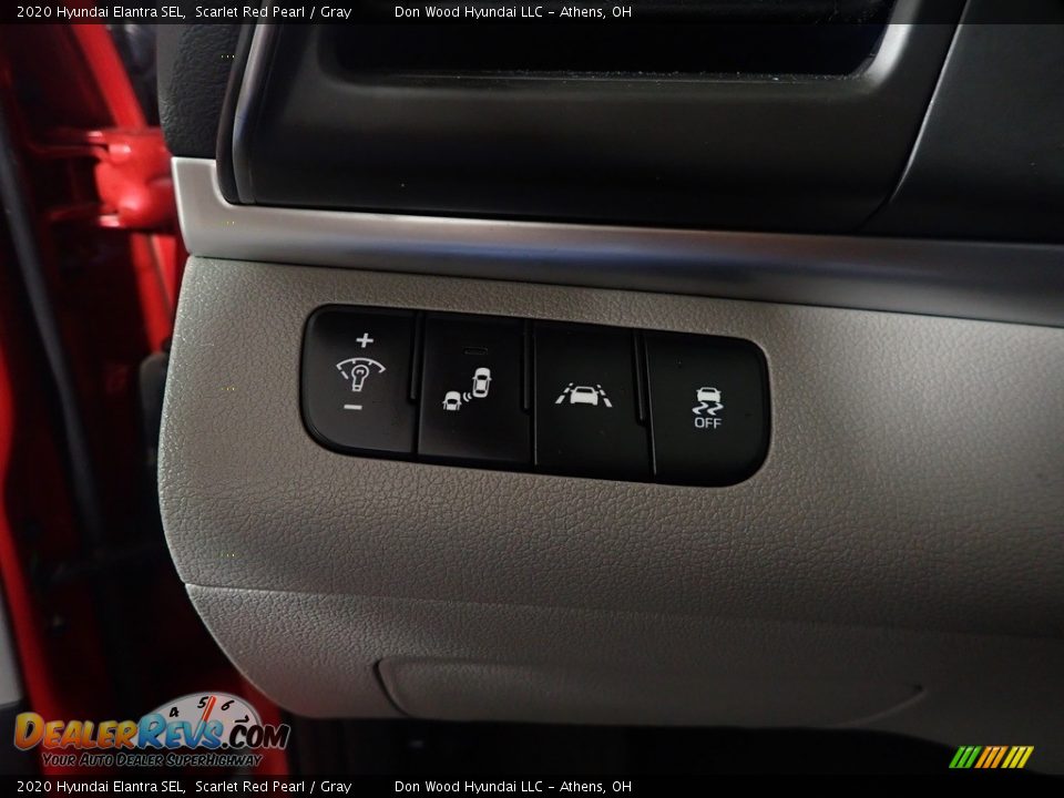 2020 Hyundai Elantra SEL Scarlet Red Pearl / Gray Photo #29