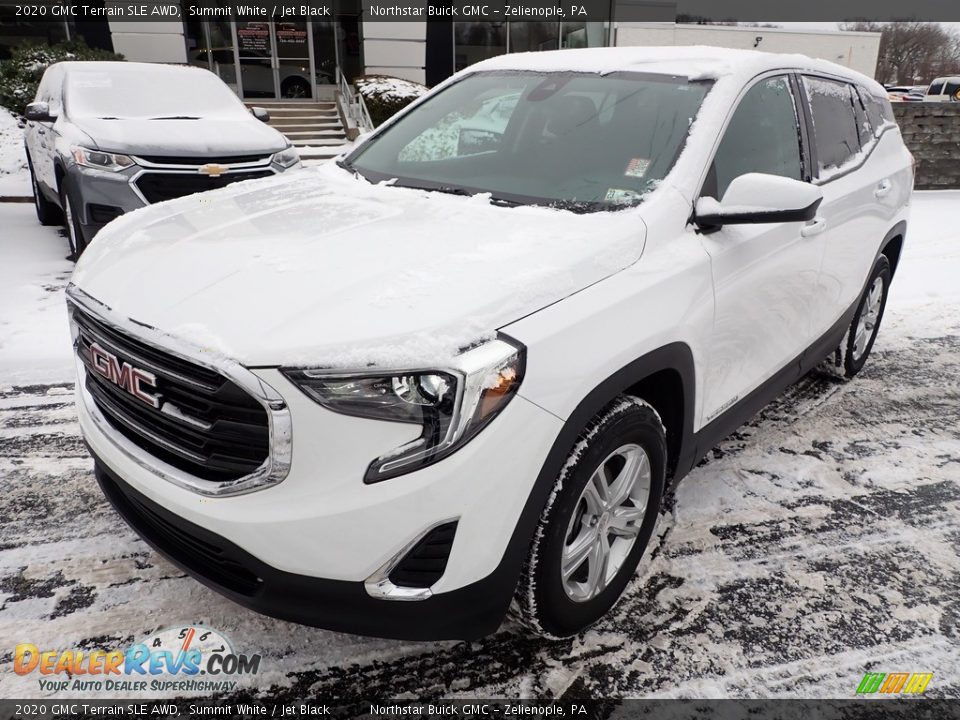 2020 GMC Terrain SLE AWD Summit White / Jet Black Photo #12