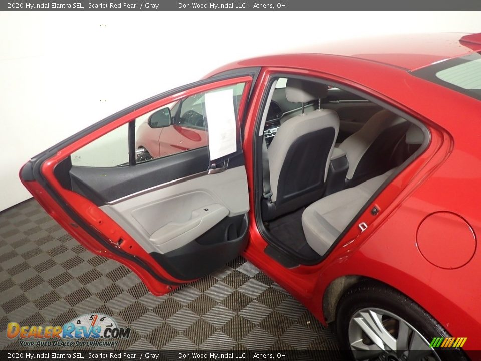 2020 Hyundai Elantra SEL Scarlet Red Pearl / Gray Photo #32