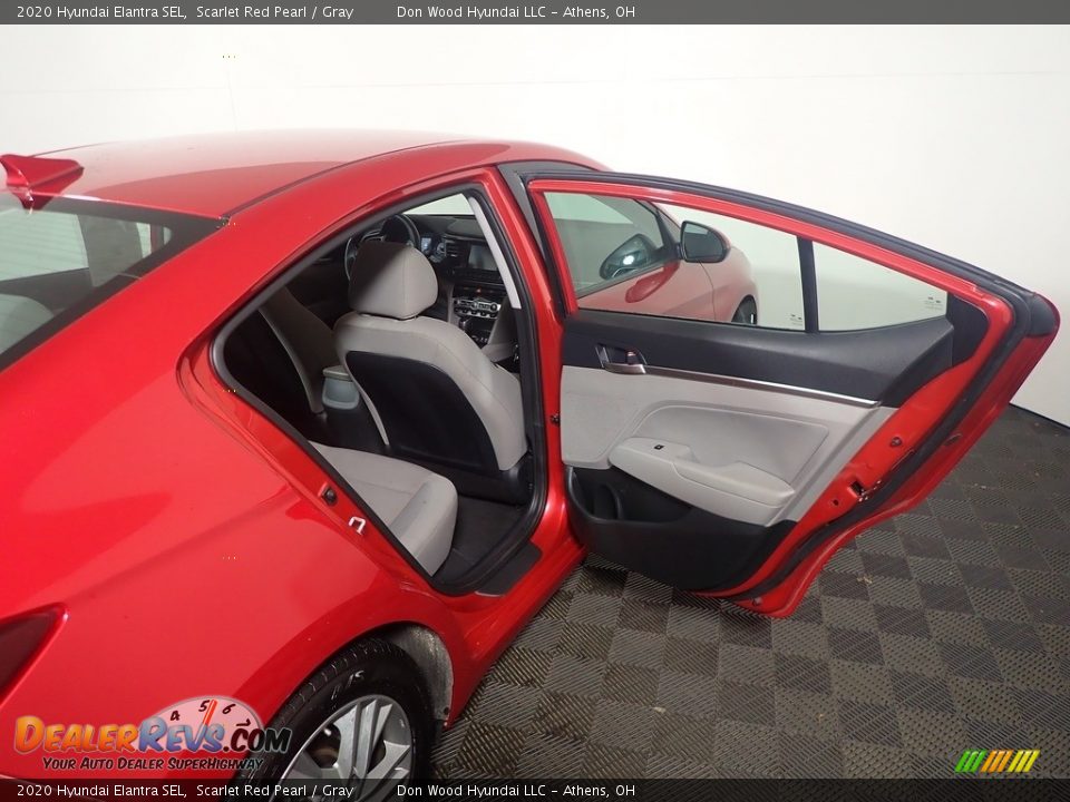 2020 Hyundai Elantra SEL Scarlet Red Pearl / Gray Photo #34