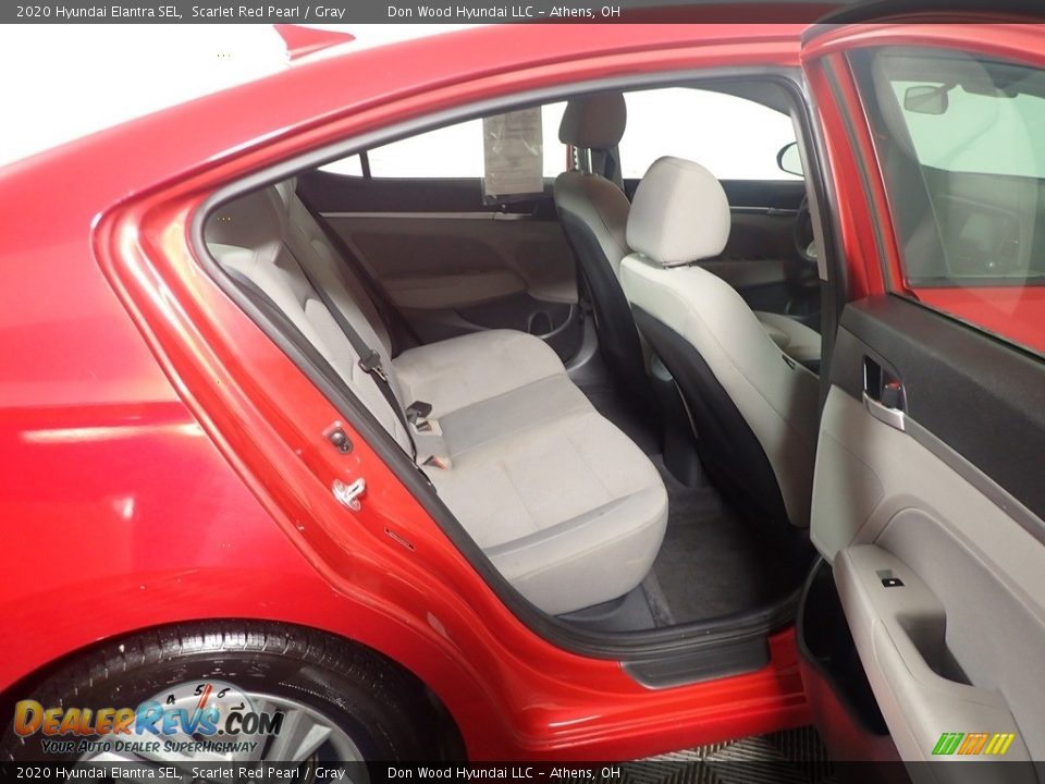 2020 Hyundai Elantra SEL Scarlet Red Pearl / Gray Photo #35