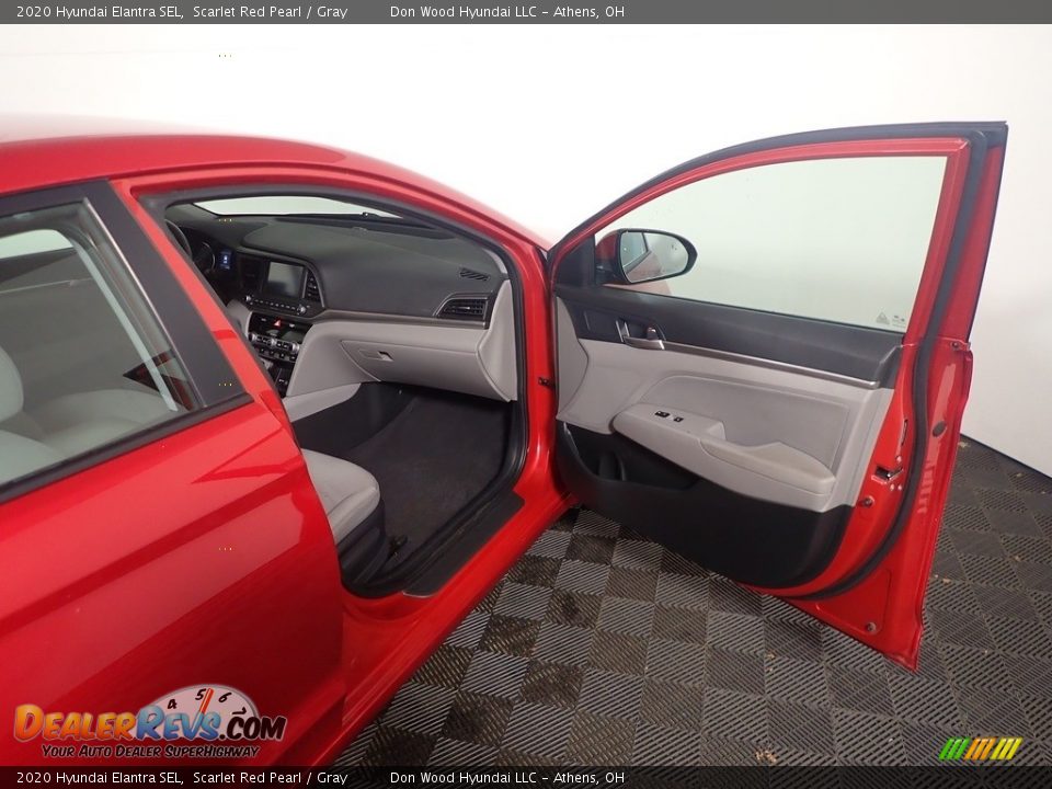2020 Hyundai Elantra SEL Scarlet Red Pearl / Gray Photo #36
