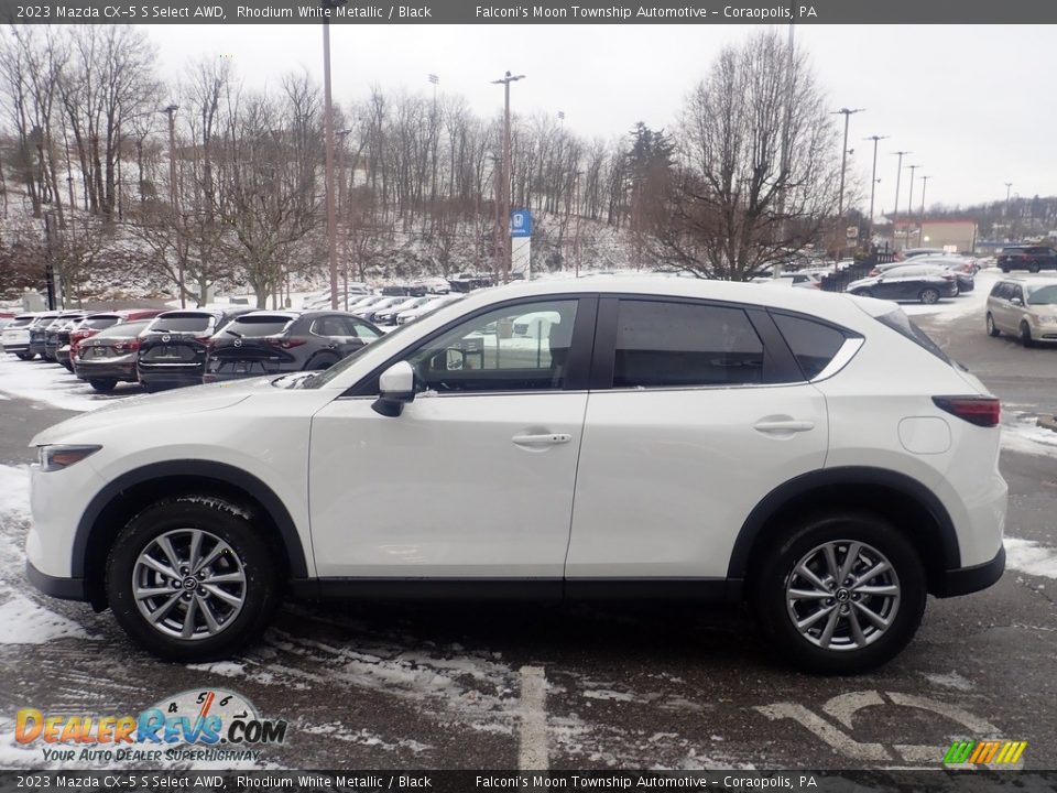 2023 Mazda CX-5 S Select AWD Rhodium White Metallic / Black Photo #6