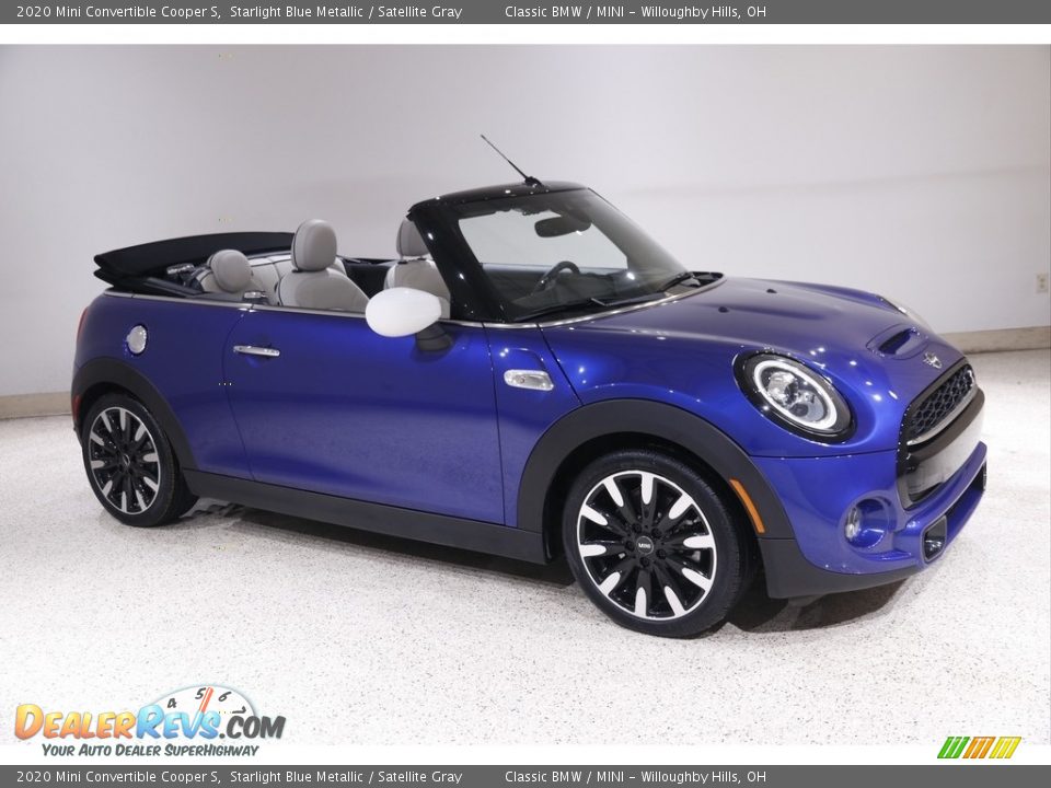 Starlight Blue Metallic 2020 Mini Convertible Cooper S Photo #1