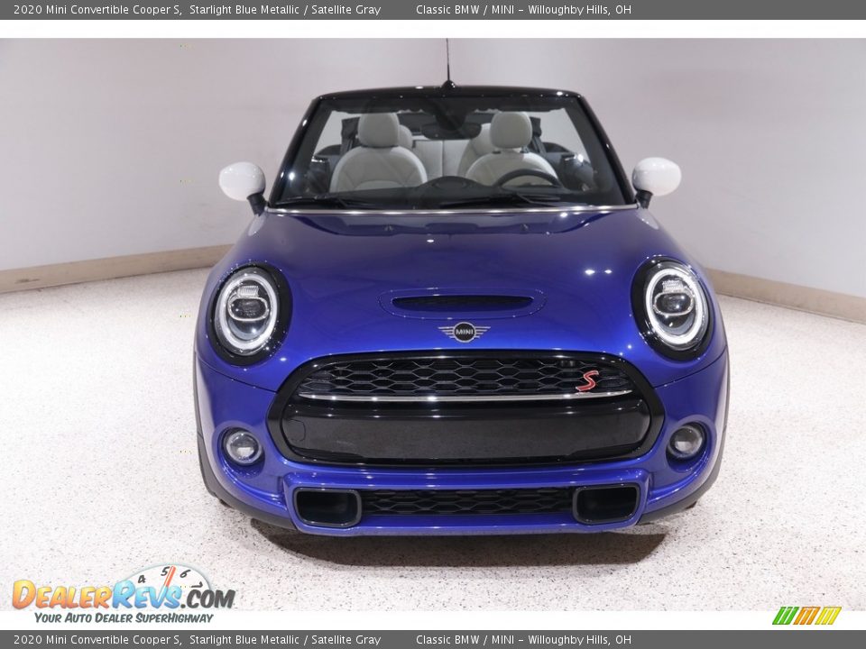 2020 Mini Convertible Cooper S Starlight Blue Metallic / Satellite Gray Photo #3