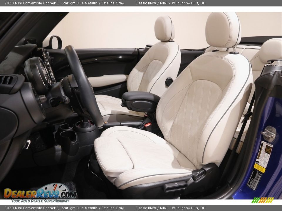 Satellite Gray Interior - 2020 Mini Convertible Cooper S Photo #6