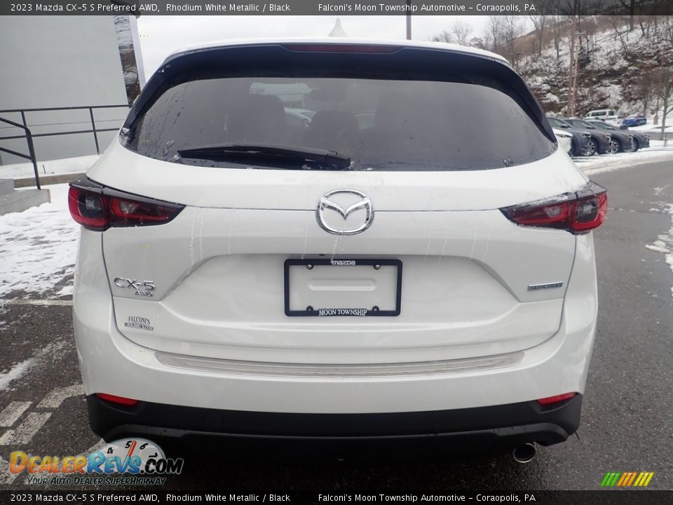 2023 Mazda CX-5 S Preferred AWD Rhodium White Metallic / Black Photo #3
