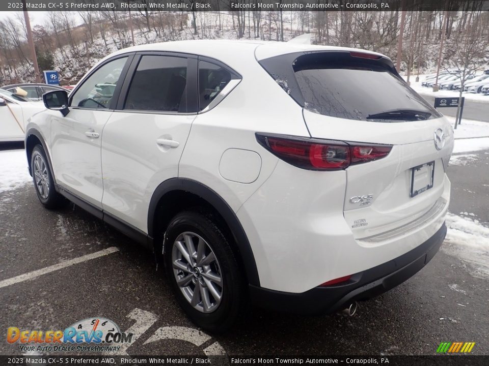 2023 Mazda CX-5 S Preferred AWD Rhodium White Metallic / Black Photo #5