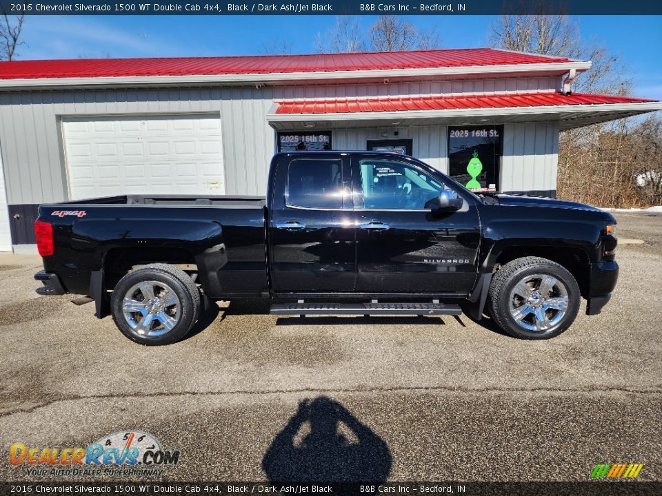 2016 Chevrolet Silverado 1500 WT Double Cab 4x4 Black / Dark Ash/Jet Black Photo #1