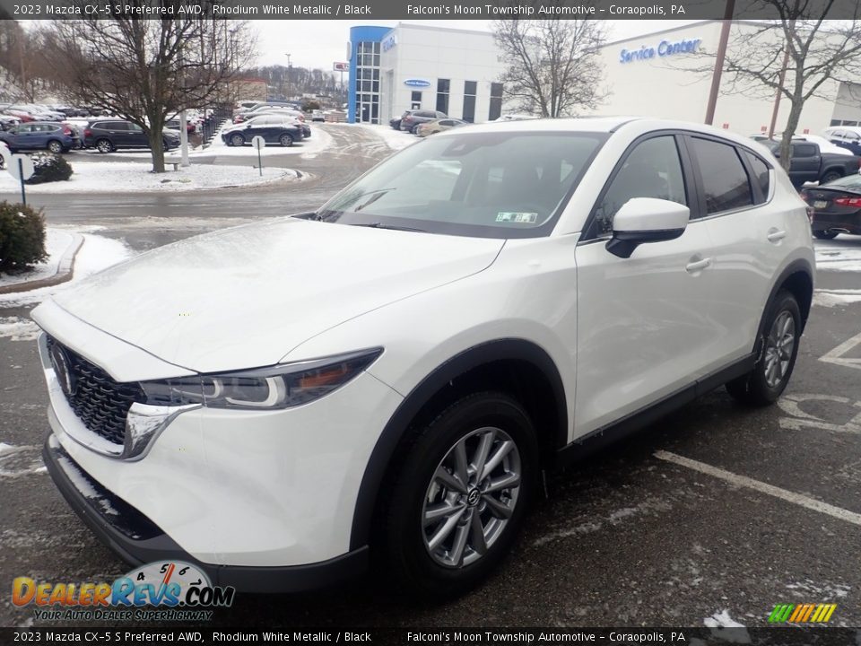 2023 Mazda CX-5 S Preferred AWD Rhodium White Metallic / Black Photo #7