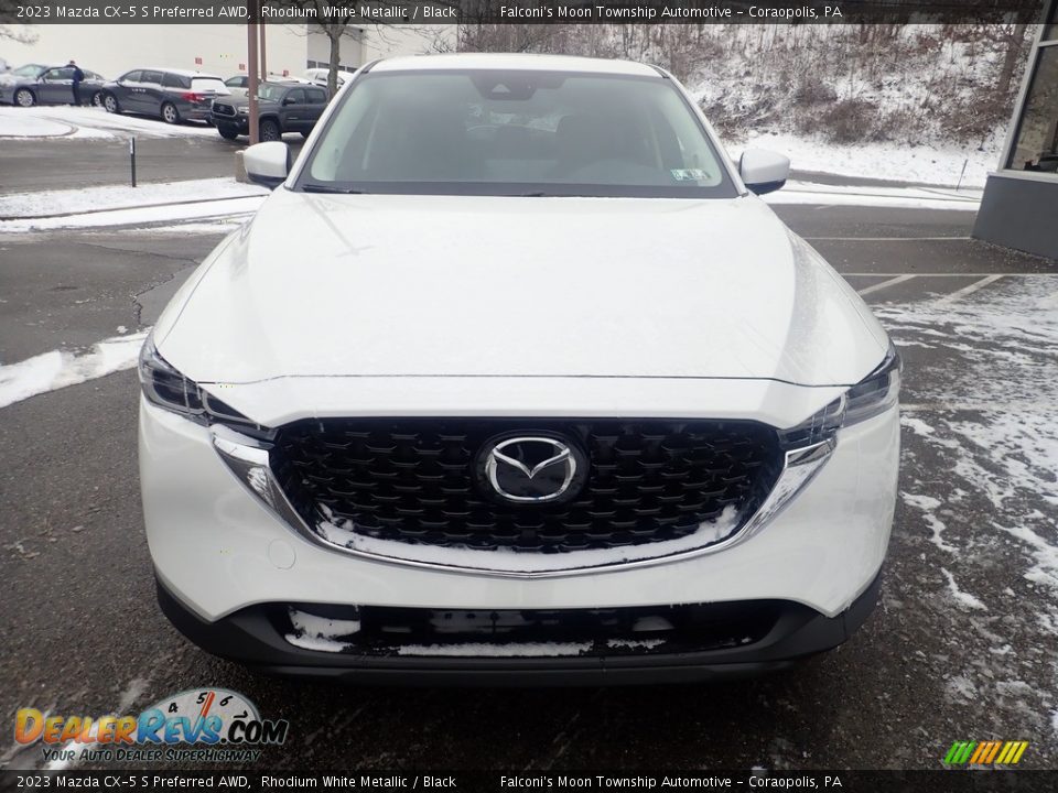 2023 Mazda CX-5 S Preferred AWD Rhodium White Metallic / Black Photo #8