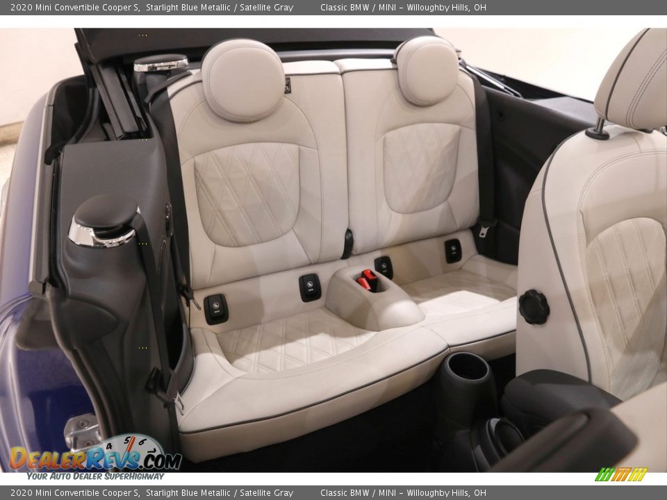 Rear Seat of 2020 Mini Convertible Cooper S Photo #18