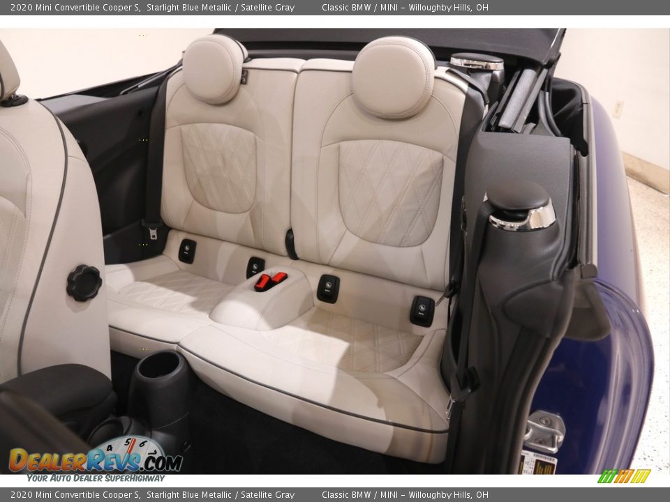 Rear Seat of 2020 Mini Convertible Cooper S Photo #19