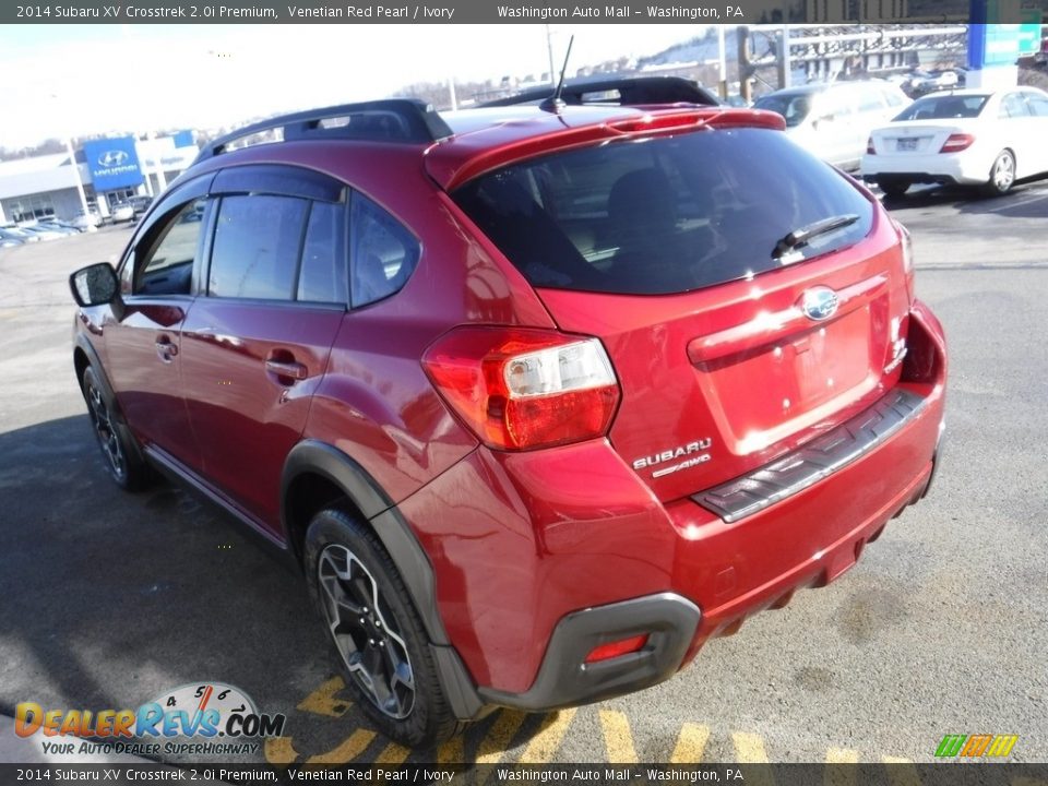 2014 Subaru XV Crosstrek 2.0i Premium Venetian Red Pearl / Ivory Photo #7