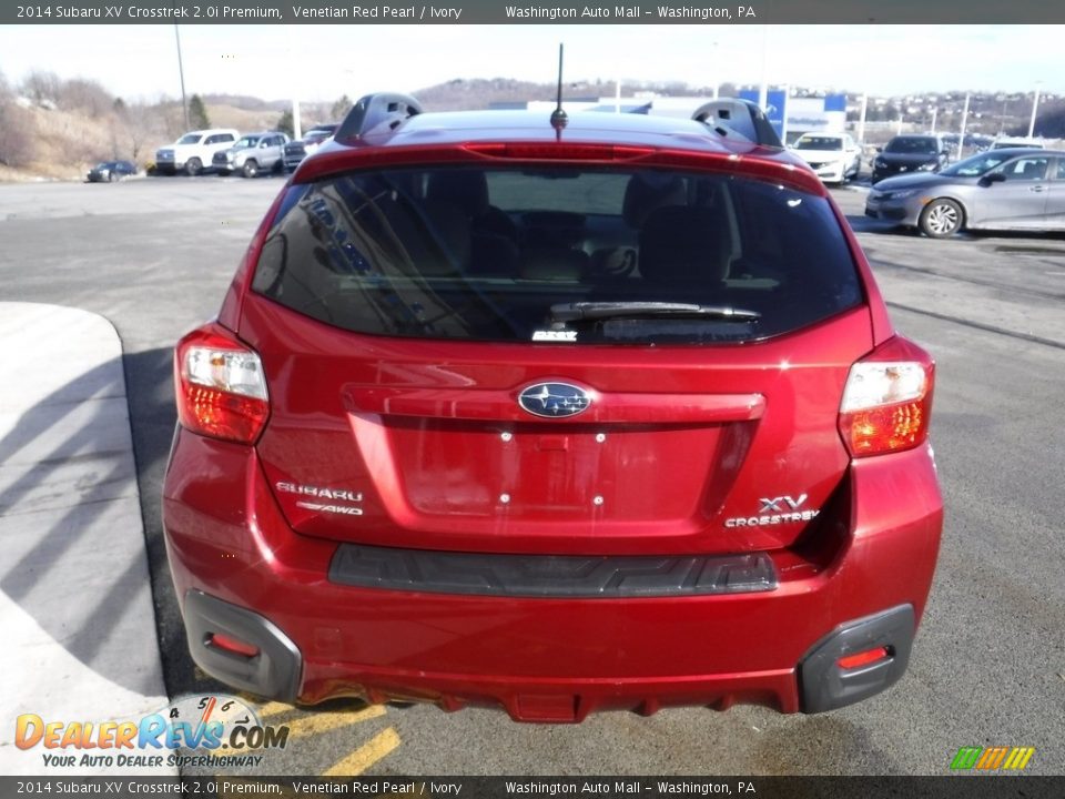 2014 Subaru XV Crosstrek 2.0i Premium Venetian Red Pearl / Ivory Photo #8