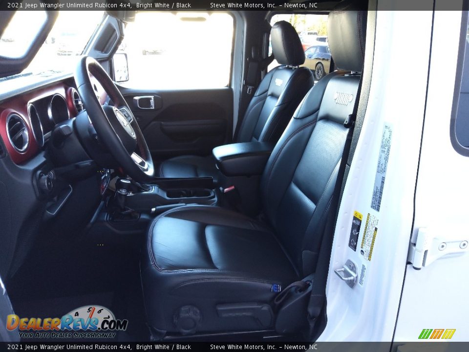 2021 Jeep Wrangler Unlimited Rubicon 4x4 Bright White / Black Photo #10