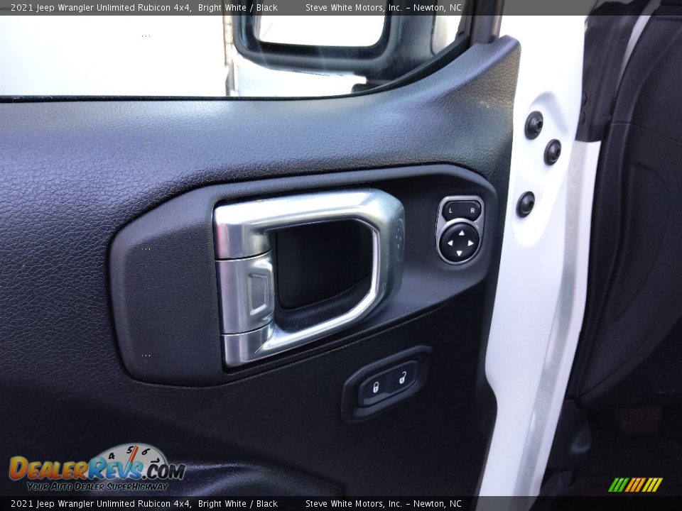 2021 Jeep Wrangler Unlimited Rubicon 4x4 Bright White / Black Photo #11