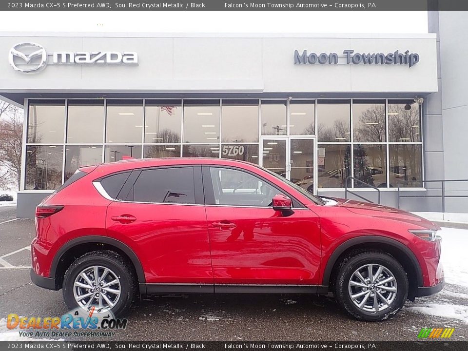 2023 Mazda CX-5 S Preferred AWD Soul Red Crystal Metallic / Black Photo #1