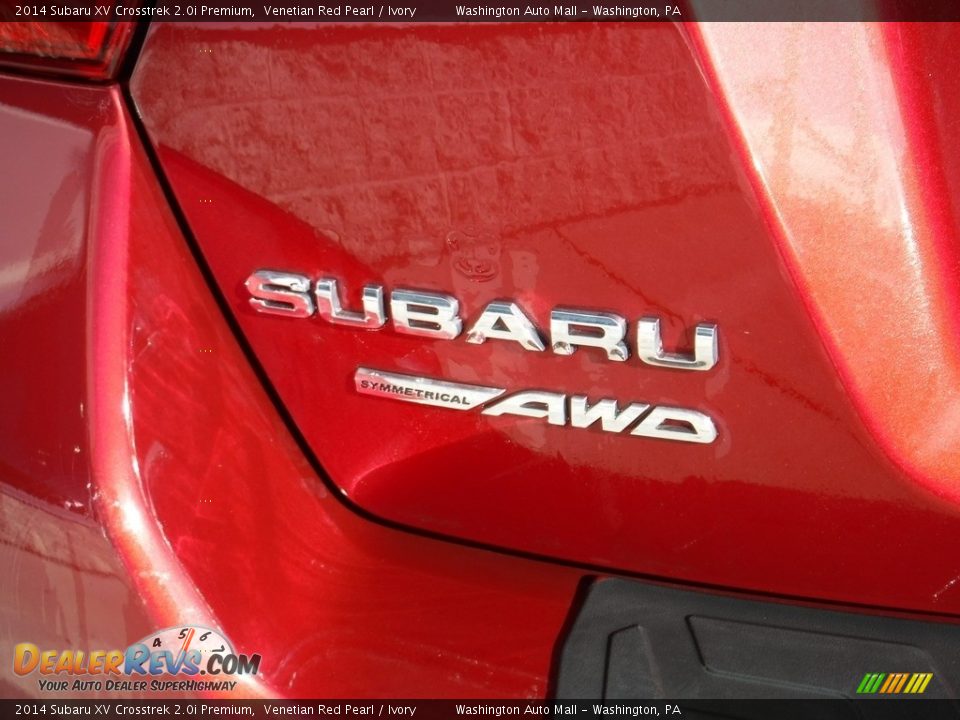 2014 Subaru XV Crosstrek 2.0i Premium Venetian Red Pearl / Ivory Photo #9