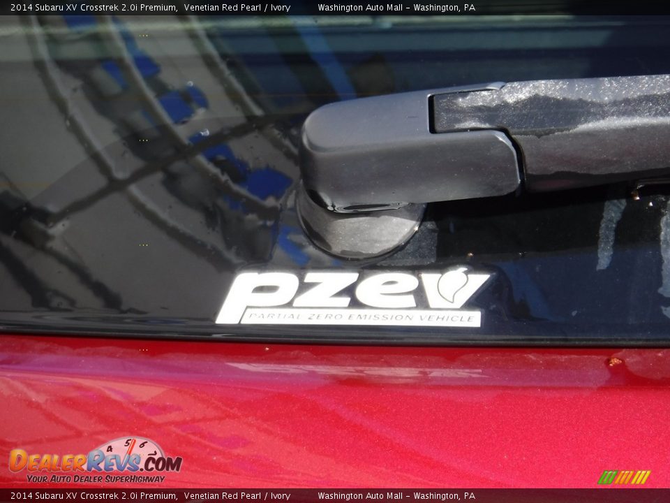 2014 Subaru XV Crosstrek 2.0i Premium Venetian Red Pearl / Ivory Photo #10