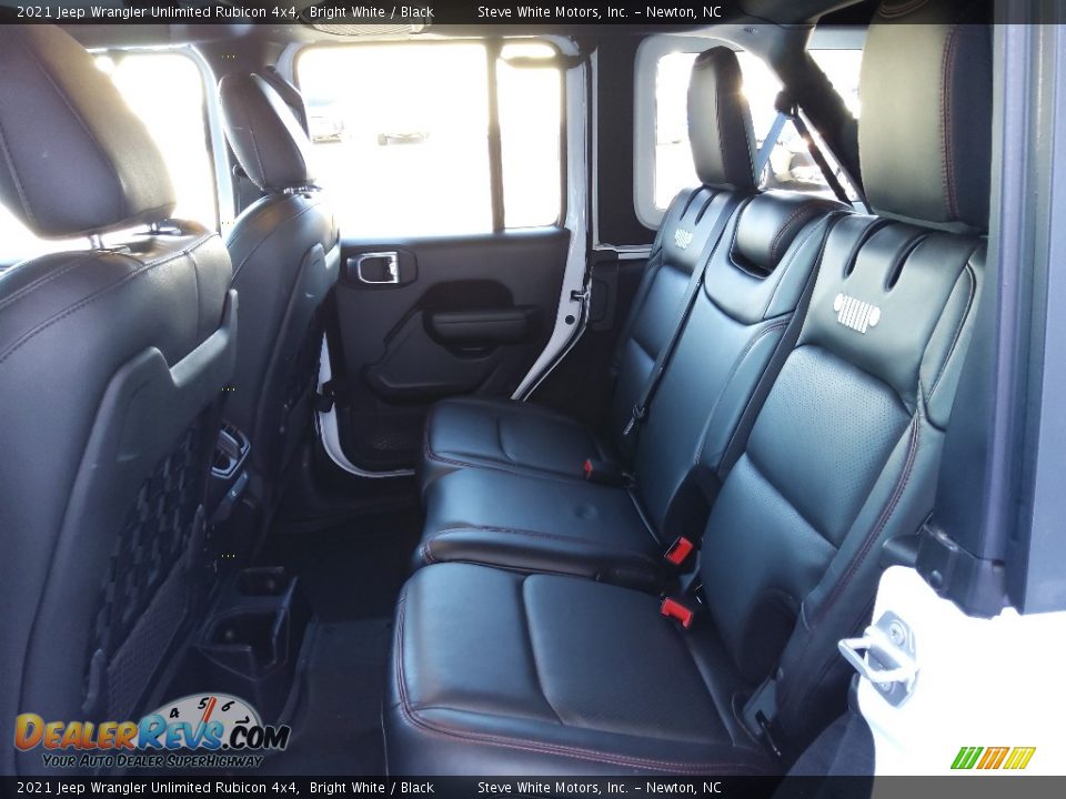 2021 Jeep Wrangler Unlimited Rubicon 4x4 Bright White / Black Photo #14