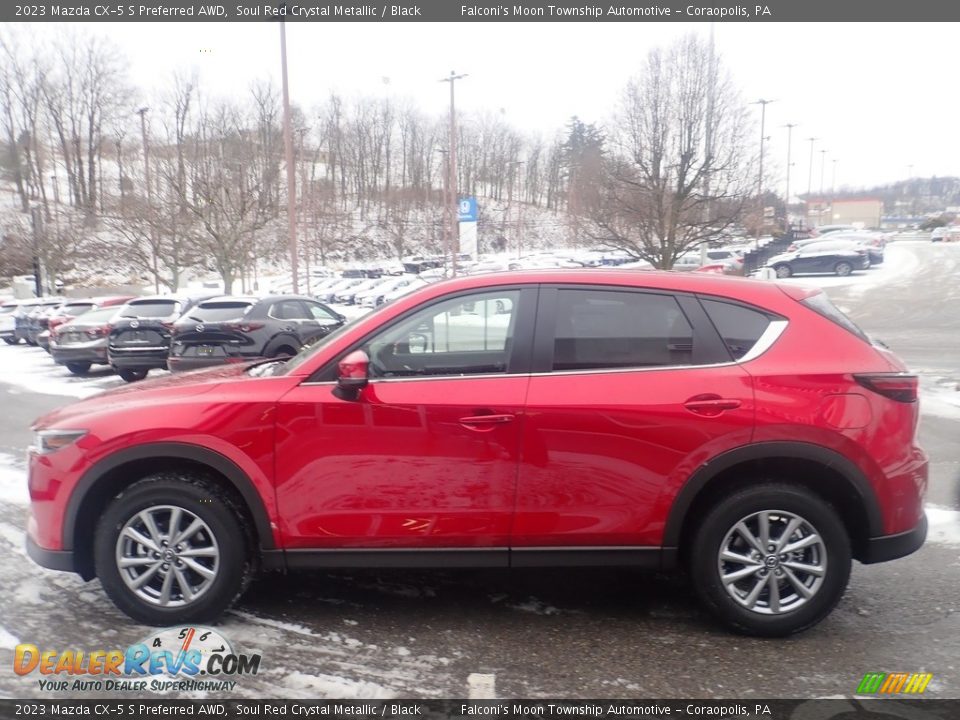 2023 Mazda CX-5 S Preferred AWD Soul Red Crystal Metallic / Black Photo #6