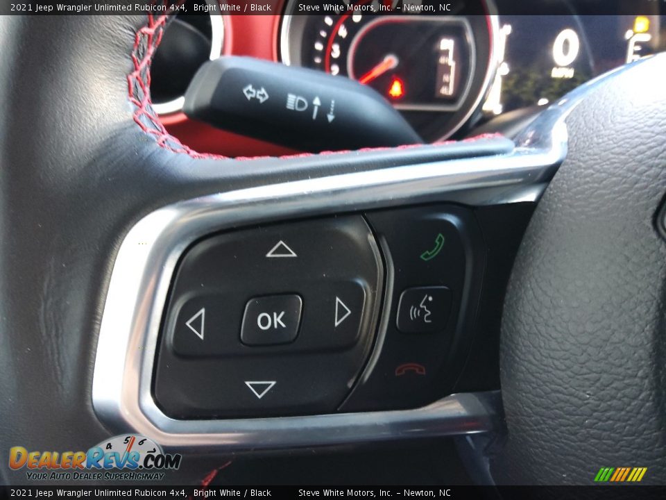 2021 Jeep Wrangler Unlimited Rubicon 4x4 Bright White / Black Photo #19