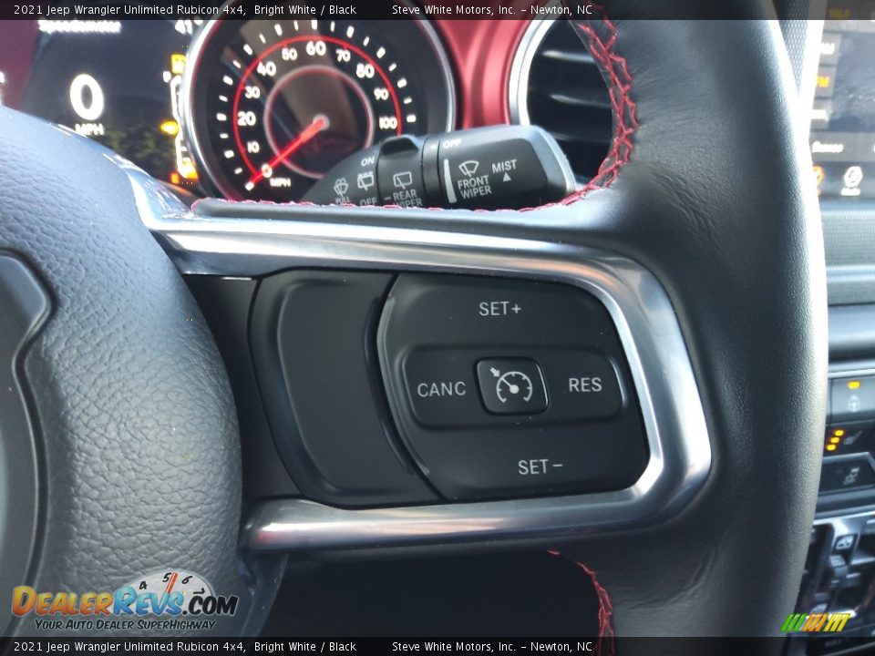 2021 Jeep Wrangler Unlimited Rubicon 4x4 Bright White / Black Photo #20