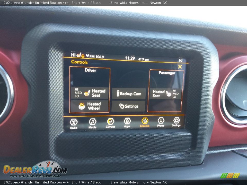 2021 Jeep Wrangler Unlimited Rubicon 4x4 Bright White / Black Photo #23