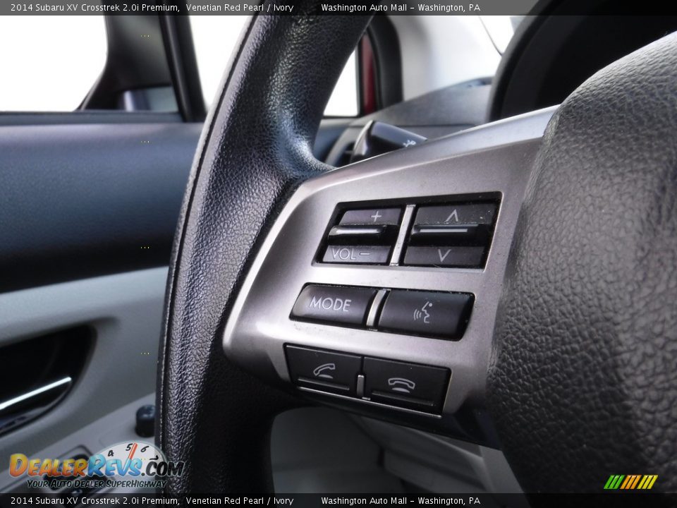 2014 Subaru XV Crosstrek 2.0i Premium Venetian Red Pearl / Ivory Photo #22