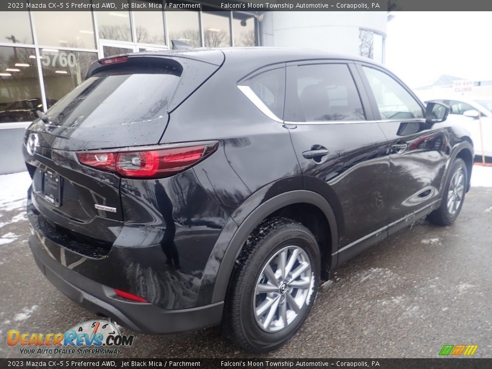 2023 Mazda CX-5 S Preferred AWD Jet Black Mica / Parchment Photo #2