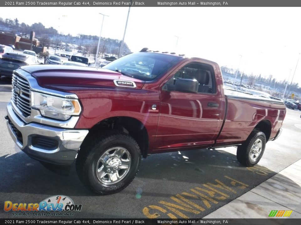 2021 Ram 2500 Tradesman Regular Cab 4x4 Delmonico Red Pearl / Black Photo #7