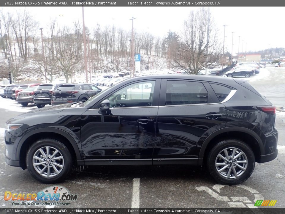 Jet Black Mica 2023 Mazda CX-5 S Preferred AWD Photo #6