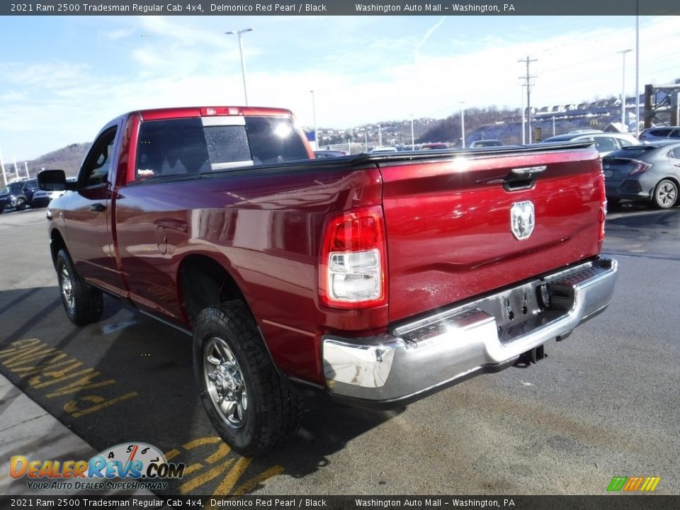 2021 Ram 2500 Tradesman Regular Cab 4x4 Delmonico Red Pearl / Black Photo #8