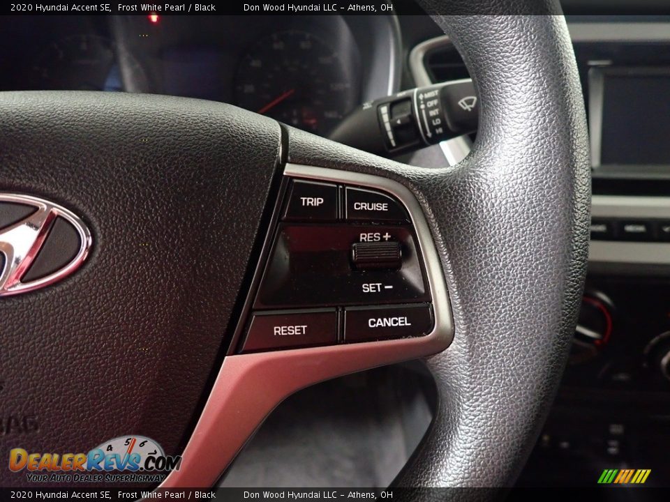 2020 Hyundai Accent SE Frost White Pearl / Black Photo #28