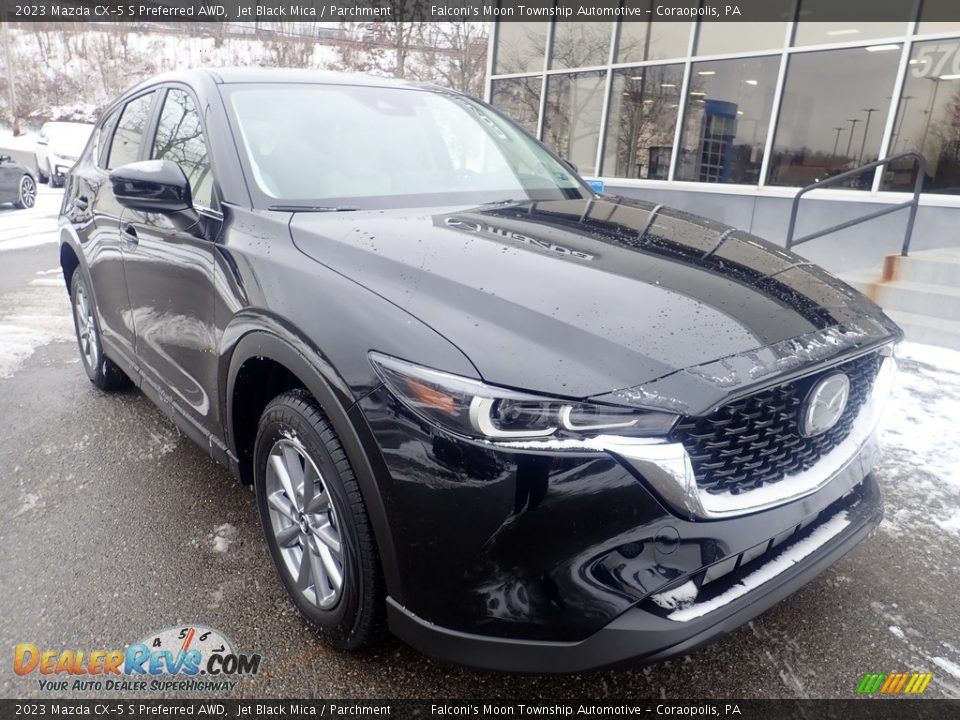 Jet Black Mica 2023 Mazda CX-5 S Preferred AWD Photo #9