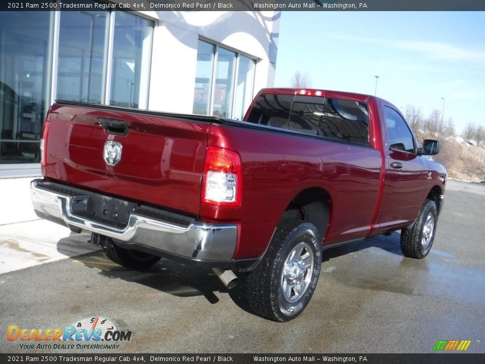 2021 Ram 2500 Tradesman Regular Cab 4x4 Delmonico Red Pearl / Black Photo #11