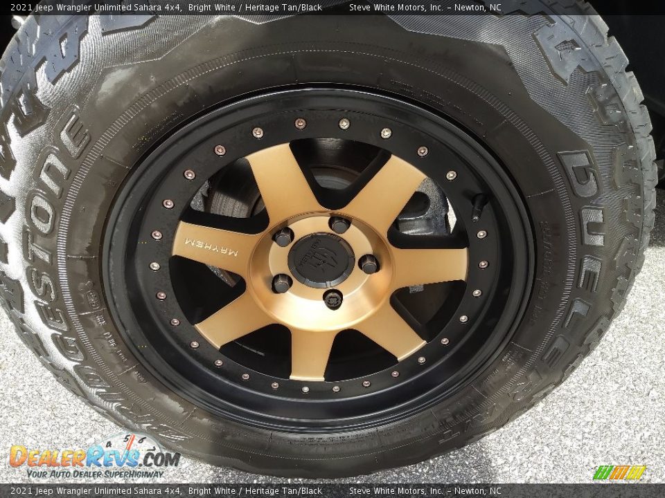 2021 Jeep Wrangler Unlimited Sahara 4x4 Bright White / Heritage Tan/Black Photo #9