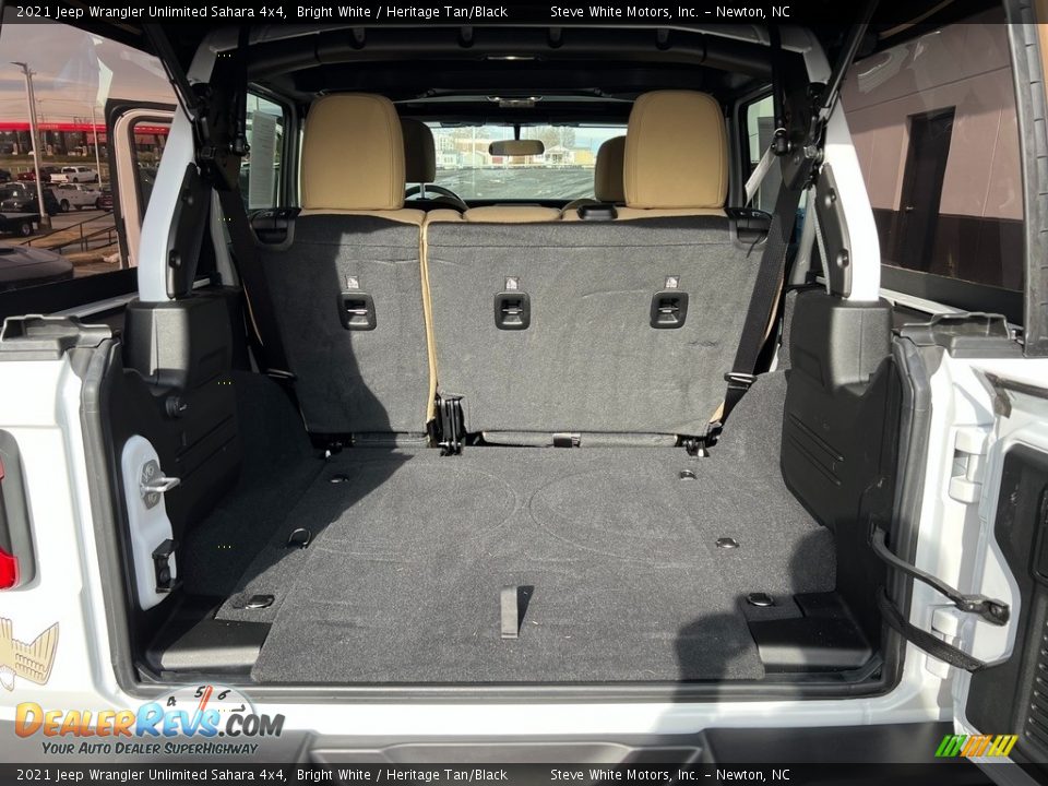 2021 Jeep Wrangler Unlimited Sahara 4x4 Bright White / Heritage Tan/Black Photo #15