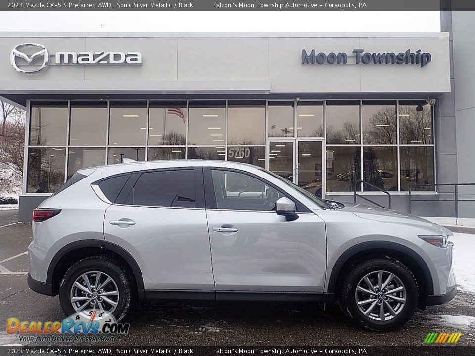 2023 Mazda CX-5 S Preferred AWD Sonic Silver Metallic / Black Photo #1