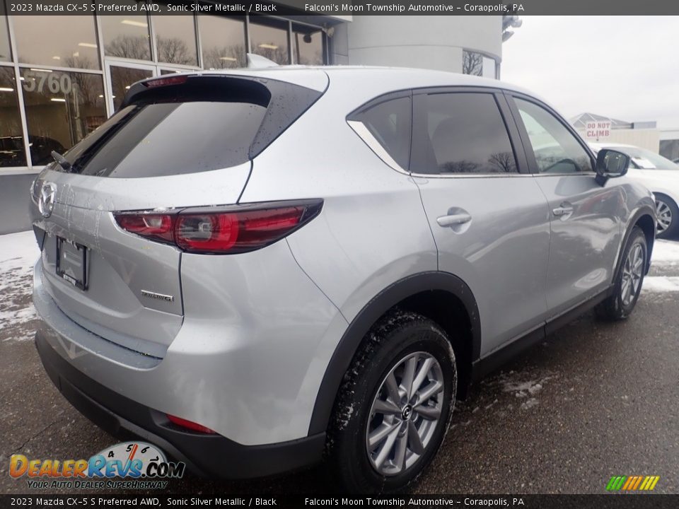 2023 Mazda CX-5 S Preferred AWD Sonic Silver Metallic / Black Photo #2