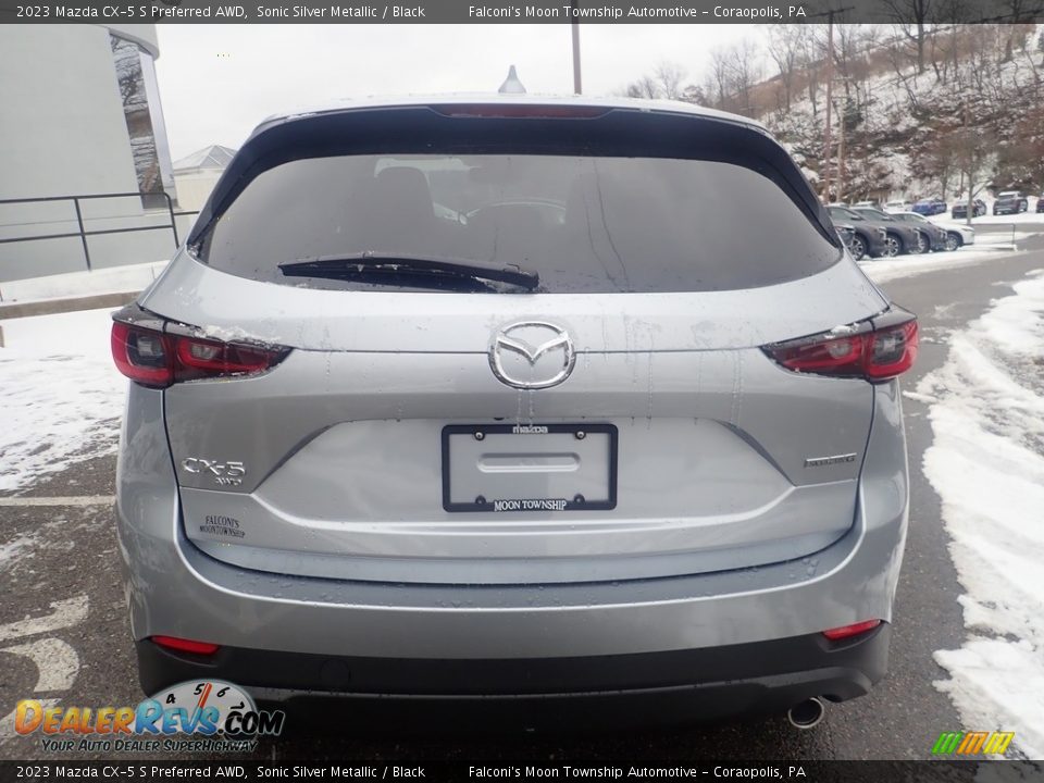 2023 Mazda CX-5 S Preferred AWD Sonic Silver Metallic / Black Photo #3