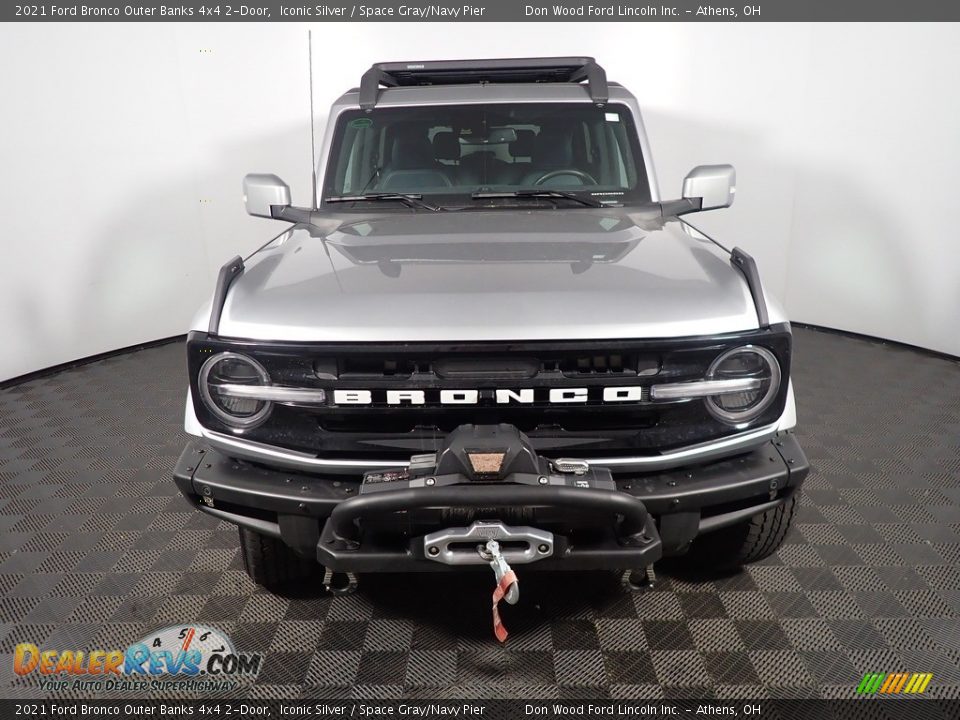 Iconic Silver 2021 Ford Bronco Outer Banks 4x4 2-Door Photo #5