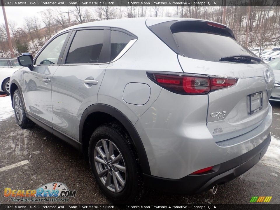 2023 Mazda CX-5 S Preferred AWD Sonic Silver Metallic / Black Photo #5