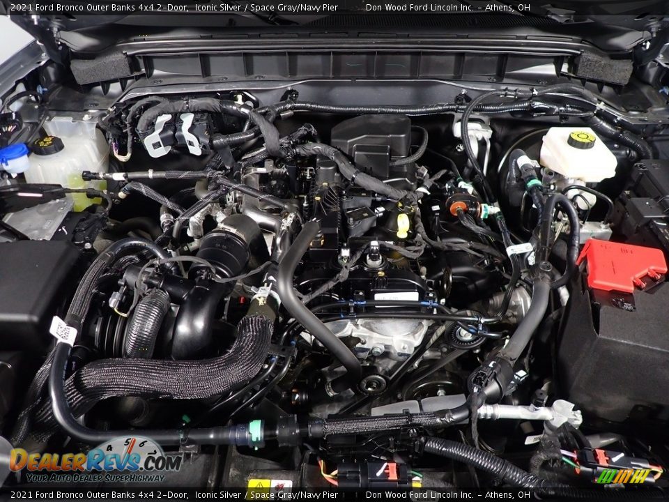 2021 Ford Bronco Outer Banks 4x4 2-Door 2.3 Liter Turbocharged DOHC 16-Valve Ti-VCT EcoBoost 4 Cylinder Engine Photo #7