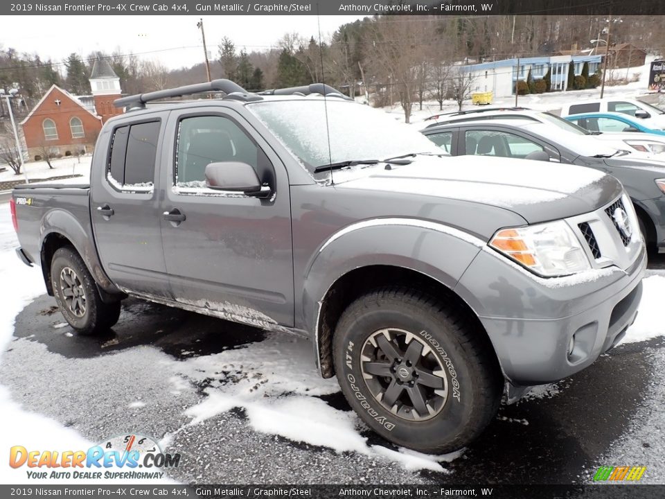 2019 Nissan Frontier Pro-4X Crew Cab 4x4 Gun Metallic / Graphite/Steel Photo #1