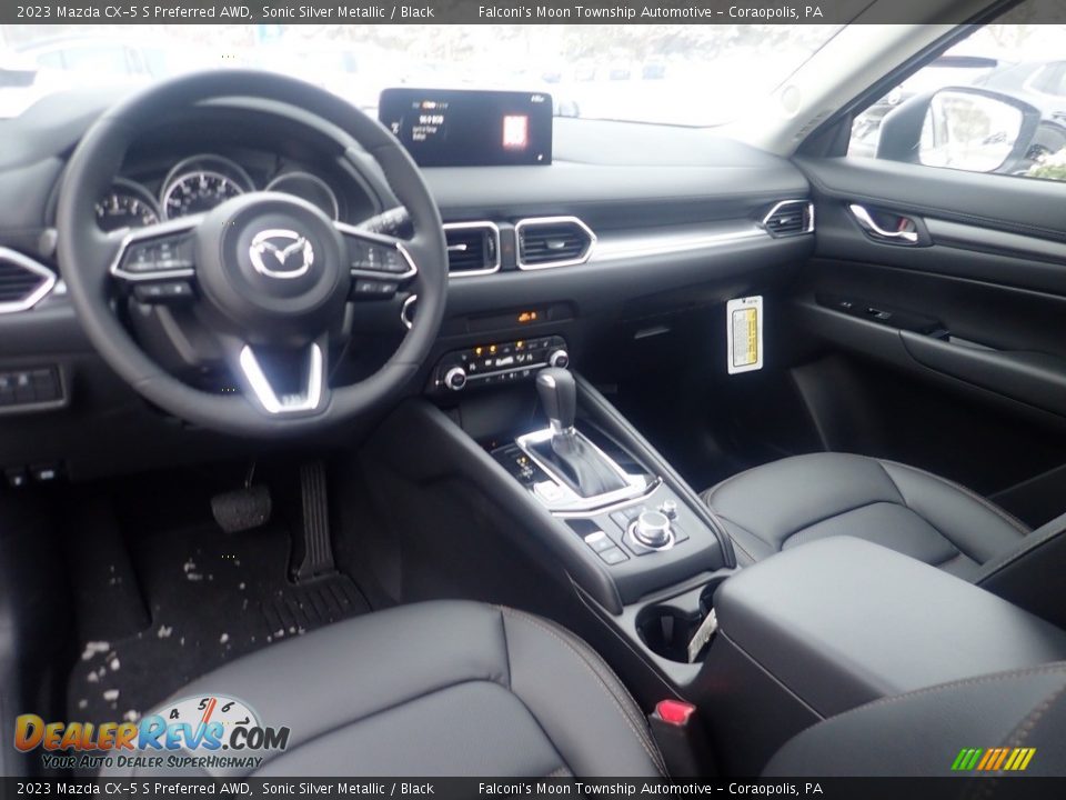Black Interior - 2023 Mazda CX-5 S Preferred AWD Photo #13